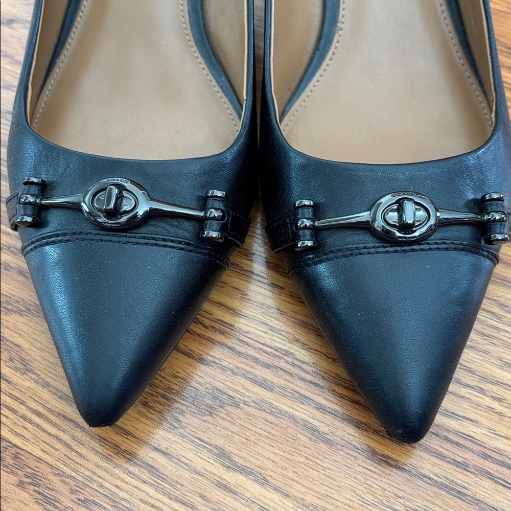 Coach black kitten heels - Picture 3 of 9